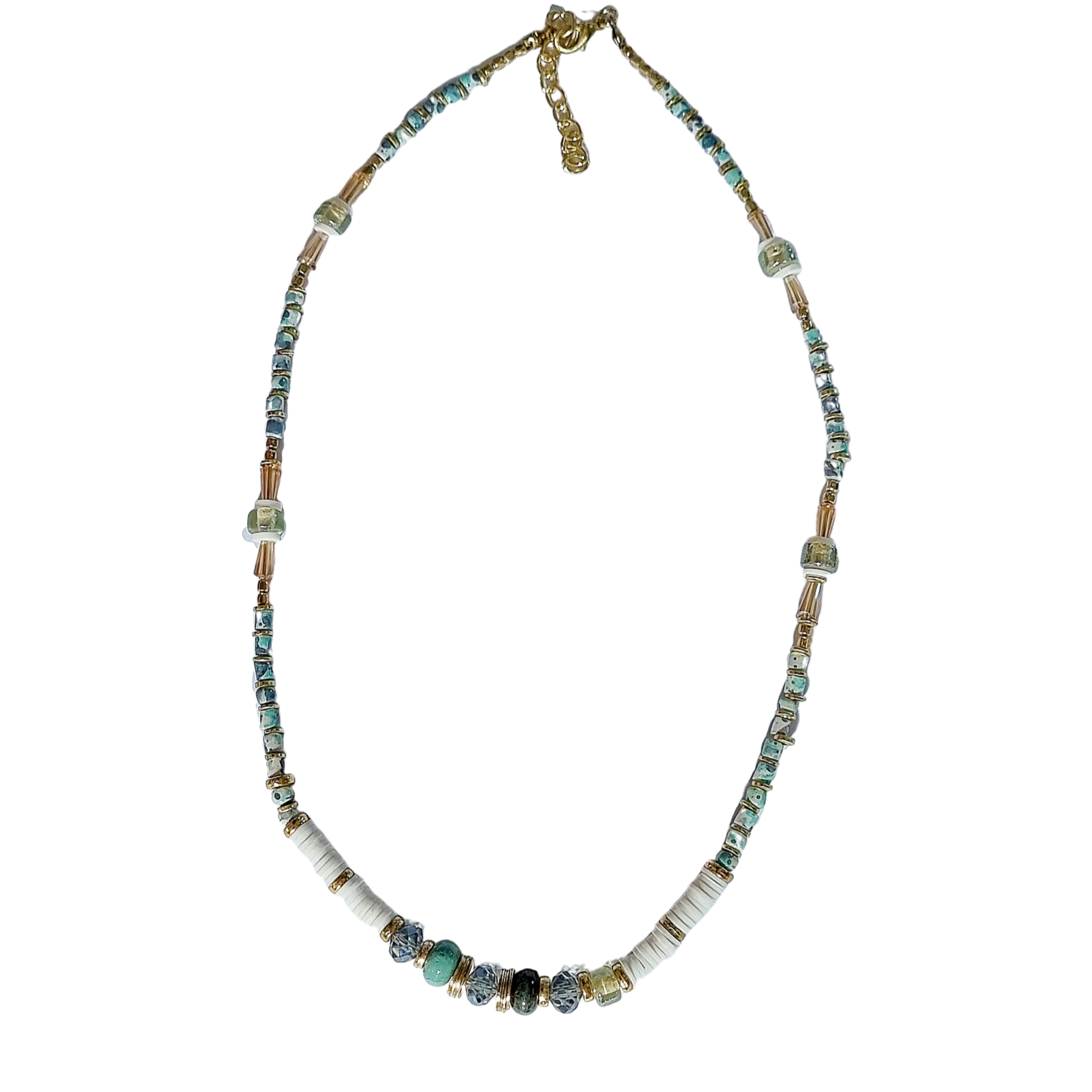 Multi-Colour Beaded Necklace LDN44237