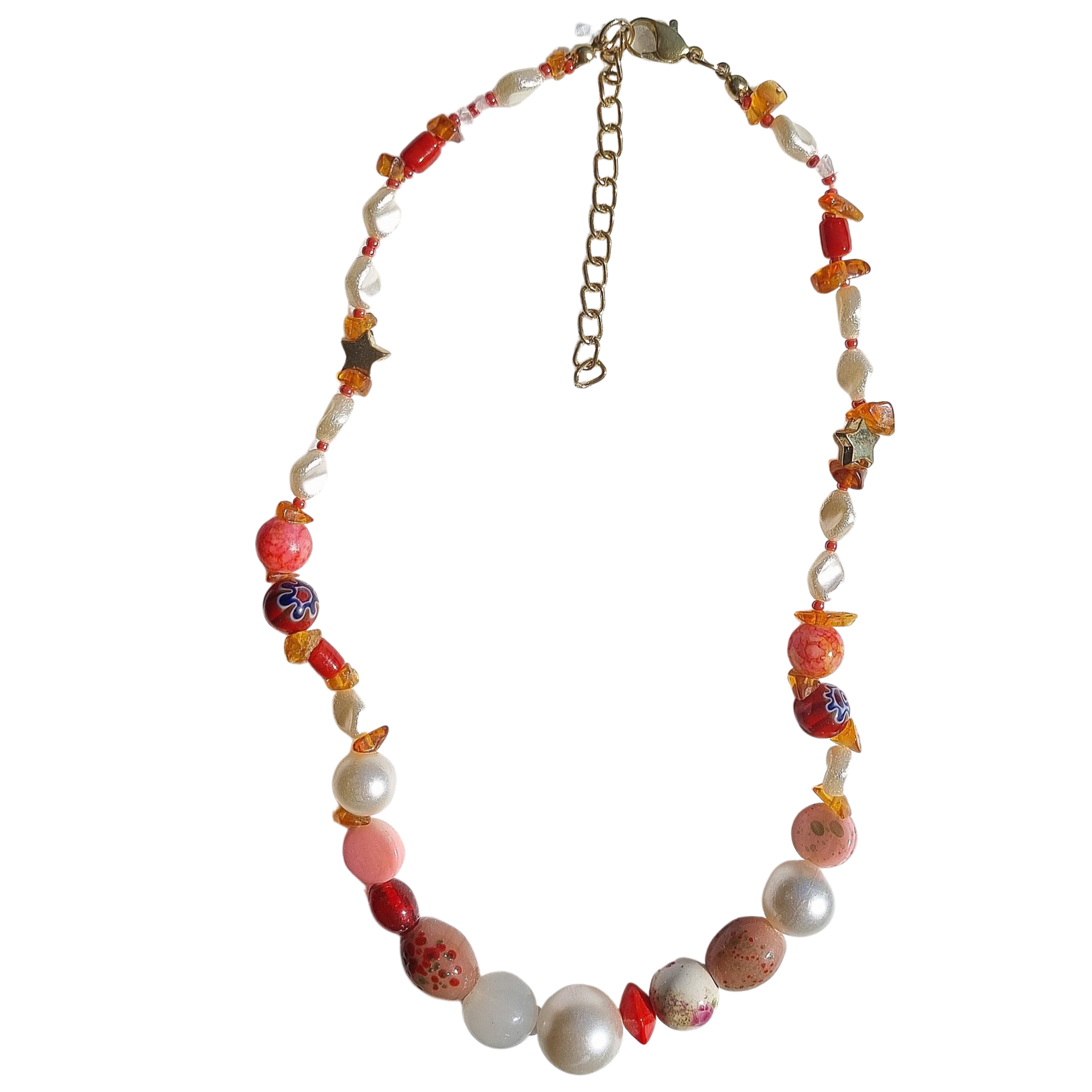 Multi-Colour Beaded Necklace LDN45187