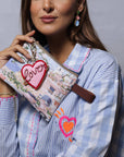 Beaded Keychain Love SKCH292