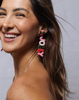 Beaded Christmas Earring SKER8211