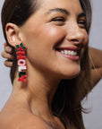 Beaded Christmas Earring SKER8211