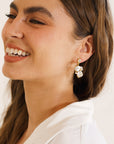 Gracelyn Gold Pearl Earring